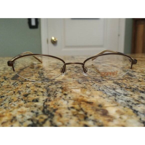 ESPRIT ET9267 Eyeglasses Frame Half Rimless 47-18-135 Nice - Picture 3 of 10